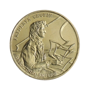 2 zł NG 1999 - Fryderyk Chopin w kapslu ochronnym