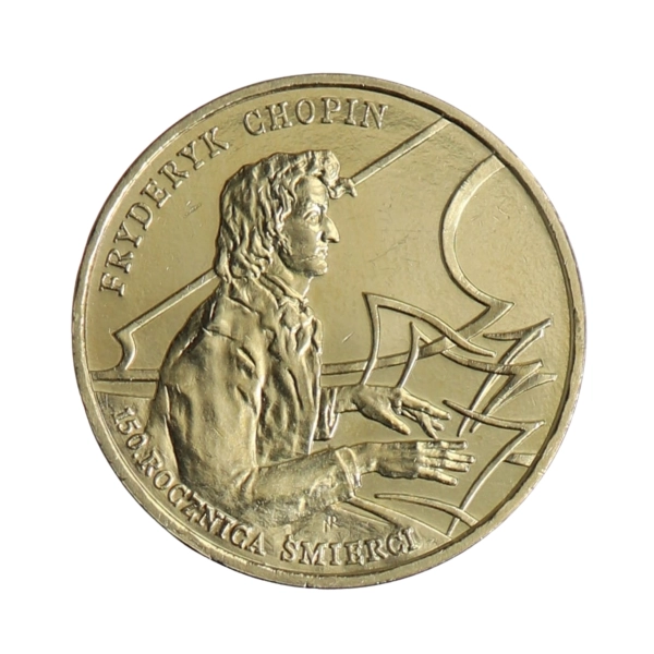 2 zł NG 1999 - Fryderyk Chopin w kapslu ochronnym