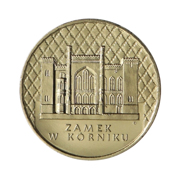 2 zł NG 1998 - Zamek w Kórniku w kapslu ochronnym