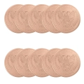 1/2 oz 2026 Germania miedziana moneta x 10