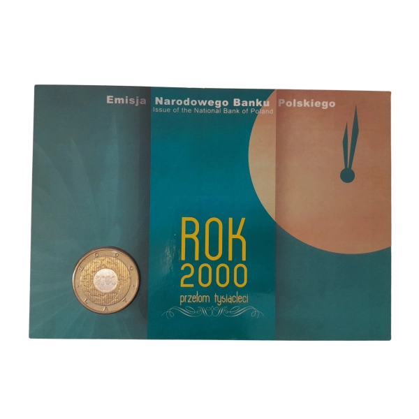 2 złote 2000 NG  kolekcjonerskie  Rok 2000 w blistrze Nordic Gold