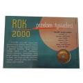 2 złote 2000 NG  kolekcjonerskie  Rok 2000 w blistrze Nordic Gold