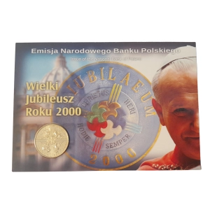 2 złote 2000 NG  kolekcjonerskie  Wielki Jubileusz w blistrze Nordic Gold