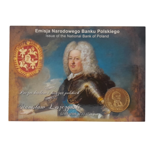 2 złote 2003 NG  kolekcjonerskie  Stanisław Leszczyński w blistrze Nordic Gold