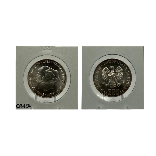 200 zł 1975  (OB104) XXX Rocz. Zwyc. Nad Faszyzmem