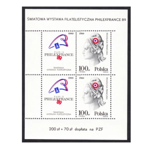 1989 Fi. blok 138 I iPhilexfrance 89 **