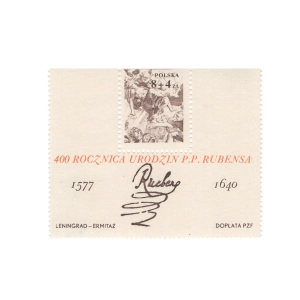1977 Fi. Blok 100 - 400. rocznica urodzin P. P. Rubensa