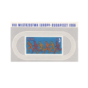 1996 Fi. Blok 47 ** - VIII Lekkoatletyczne Mistrzostwa Europy w Budapeszcie