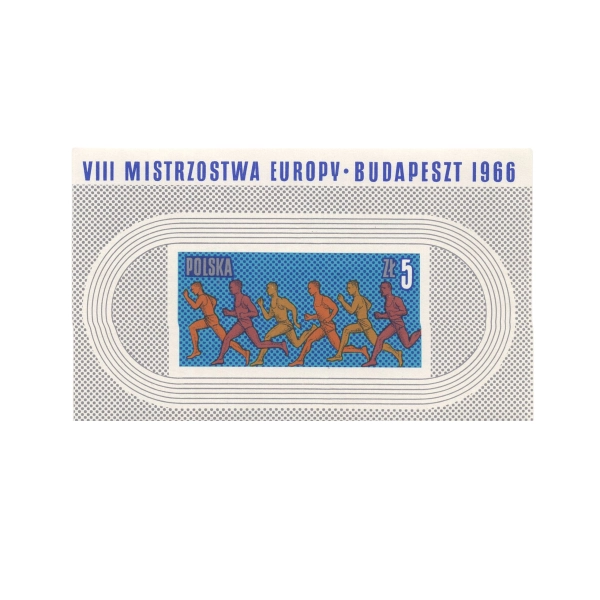 1996 Fi. Blok 47 ** - VIII Lekkoatletyczne Mistrzostwa Europy w Budapeszcie