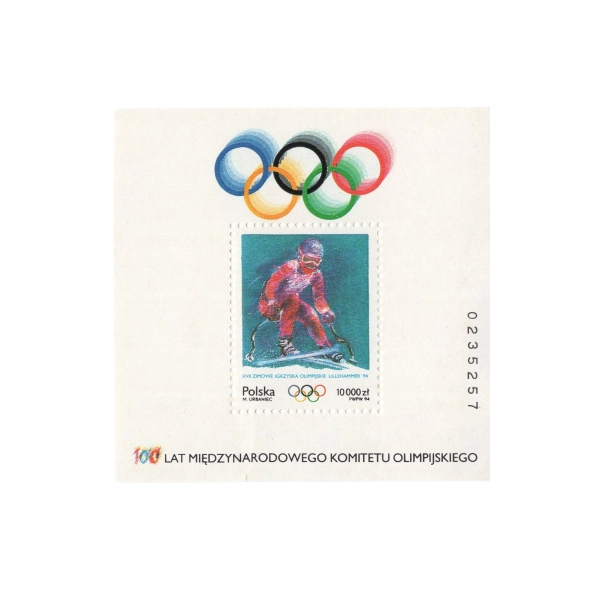 1994 Fi. Blok 155** - XVII Zimowe Igrzyska Olimpijskie w Lillehammer