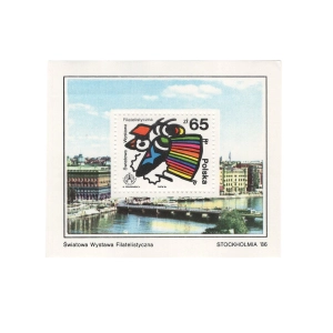 1986 Fi. Blok 130** - Światowa Wystawa Filatelistyczna ,,Stockholmia ,86"