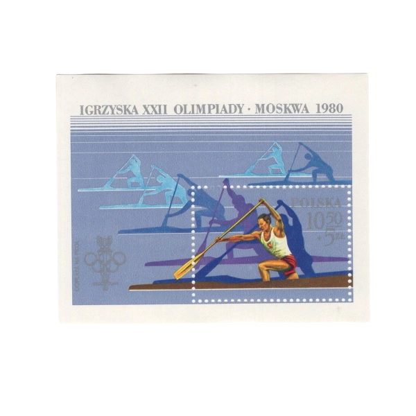 1980 Fi. Blok 111** - XIII Zimowe Igrzyska Olimpijskie w Lake Placid i XXII Igrzyska Olimpijskie w Moskwie
