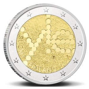 2 Euro 2026 Finlandia 100 lat radia - moneta kolekcjonerska