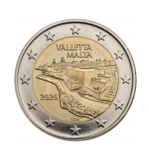 2 Euro 2026 Malta - Valetta moneta kolekcjonerska