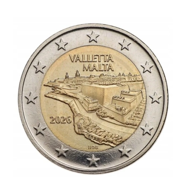 2 Euro 2026 Malta - Valetta moneta kolekcjonerska