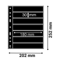 Optima 7S karta na banknoty pocztówki 7 kieszeni LEUCHTTURM 1 sztuka