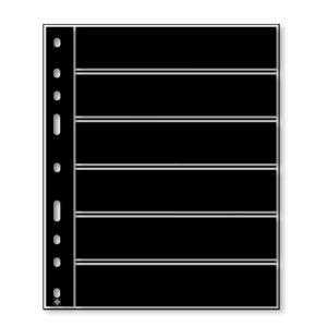 Optima 6S karta na banknoty pocztówki 6 kieszeni LEUCHTTURM 1 sztuka