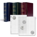 Numis 44 - karty na monety do 44 mm - Leuchtturm - 5 sztuk x 12 monet