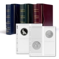Numis 66 - karty na monety do 66 mm - Leuchtturm - 5 sztuk x 4 monety