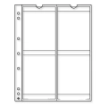 Numis 66 - karty na monety do 66 mm - Leuchtturm - 5 sztuk x 4 monety