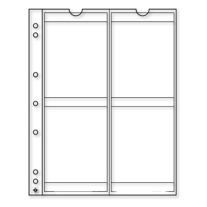 Numis 66 - karty na monety do 66 mm - Leuchtturm - 5 sztuk x 4 monety