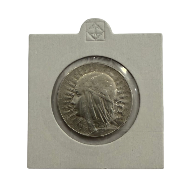 OB015 - 5 zł 1933 Głowa Kobiety Stan III- B