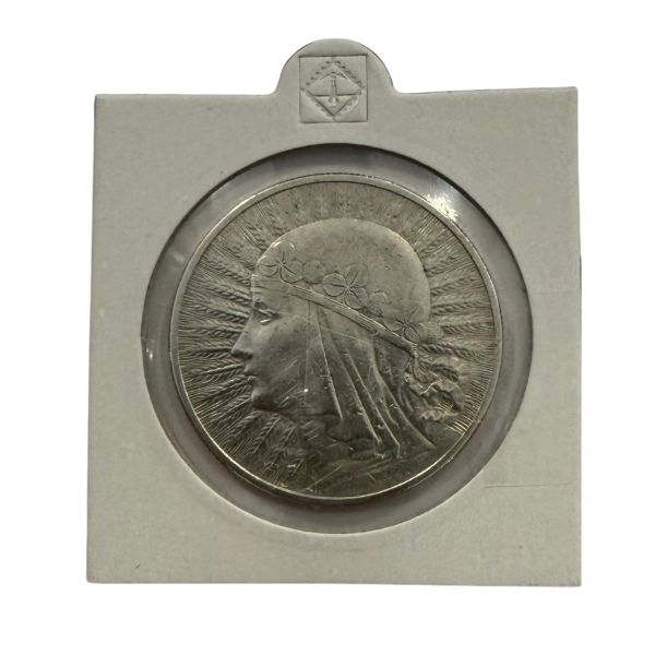 10 zł 1932 Głowa Kobiety Stan III-  bez znaku (OB019)