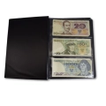 Klaser na 60 banknotów Large - czarny z przekładkami