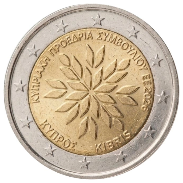 2 Euro 2026 Cypr - Przewodnictwo w UE