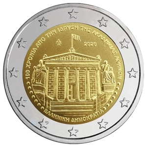 2 euro 2026 Grecja 100 lat Akademii Ateńskiej