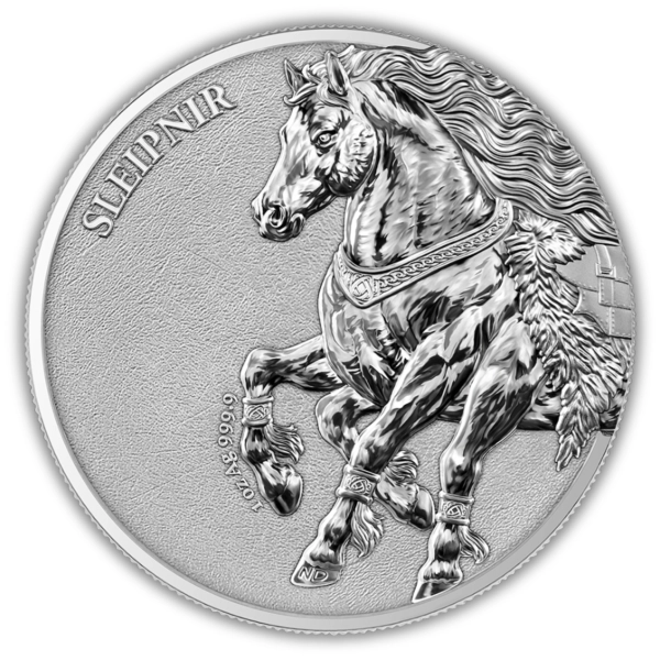 1 oz 2026 Germania Beasts: Sleipnir - srebrna moneta kolekcjonerska, ostatnia z serii!