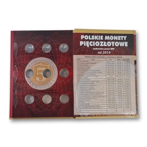 Album na polskie monety 5 złotowe okolicznościowe NBP 2014-2027