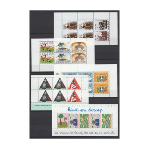 Pakiet Holandia 5 bloków czystych na czarnej karcie transportowej[164]