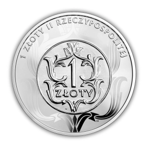 20 złotych 2026 Historia Monety Polskiej – 1 złoty II Rzeczypospolitej - srebrna moneta kolekcjonerska NBP