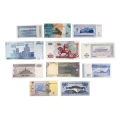 Zestaw banknotów z różnych krajów - 11 szt. [64]