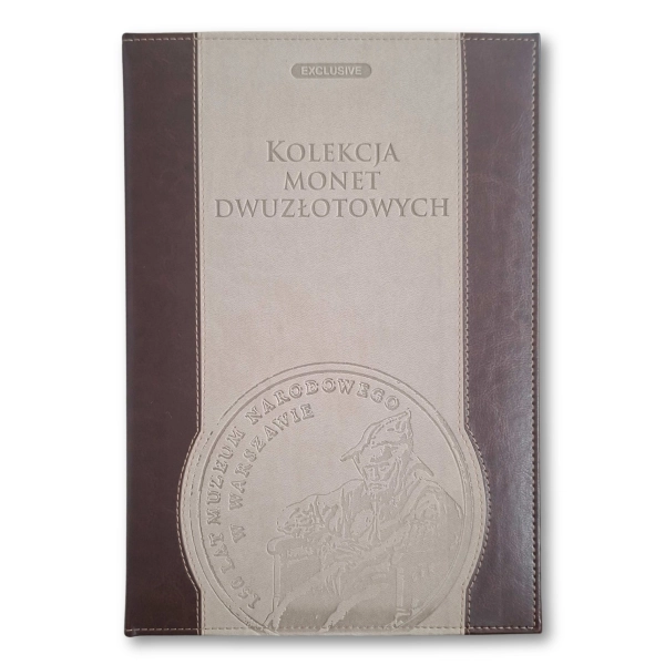 Album na monety 2 i 5 złotych 1995-2040 Skóra Exclusive