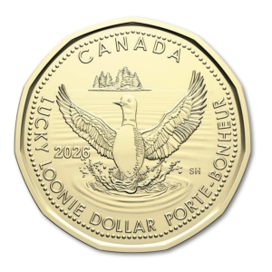 Kanada 1 dolar 2026 Lucky Loonie moneta kolekcjonerska