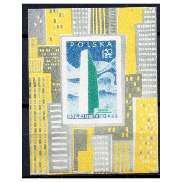 1957 Fi. blok 19 ** ONZ
