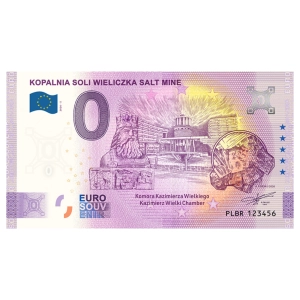 2026 banknot 0 euro - Wieliczka komora K.Wielkiego