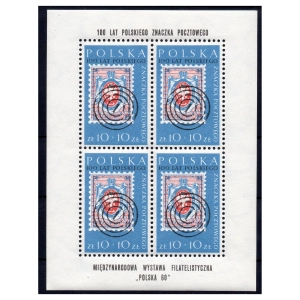 1960 Fi. blok 27 ** Wystawa Polska 60