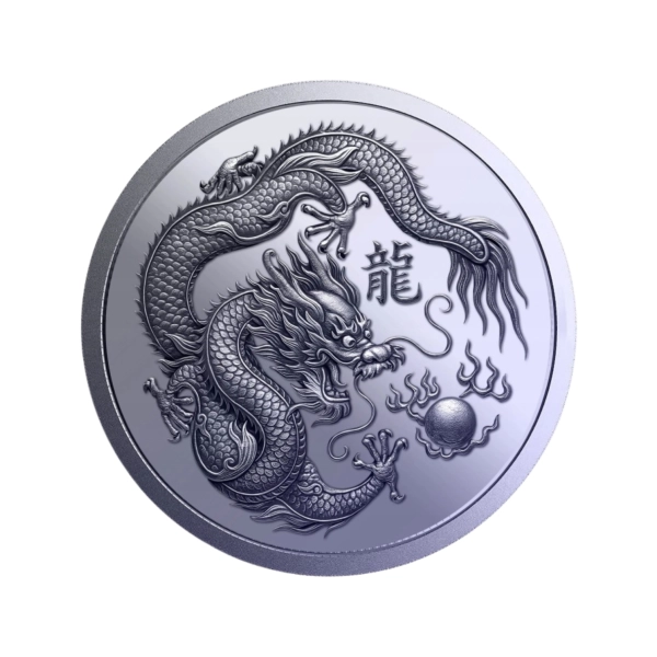 Medal Tytanowy – Tian Tan Dragon 1 uncja Tytanu 2026
