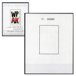 1992 Fi. blok 150I ** Rok historii AK numer 5-cyfrowy antykwa