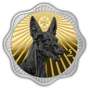 1 oz 2026 5 Euro Maltese: Pharaoh Hound – srebrna moneta kolekcjonerska Germania Mint