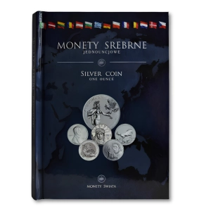 Album klaser na 27 srebrnych monet jednouncjowych kolekcjonerskich 1 oz