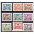 1925 Fi. 216 - 224 ** Wydanie lotnicze - seria znaczków