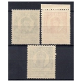 1927 Fi. 230 - 232 ** Kongres Medycyny Wojskowej - znaczki pocztowe