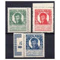 1927 Fi. 230 - 232 ** Kongres Medycyny Wojskowej - seria znaczków