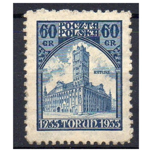 1933 Fi. 258 ** 700-lecie Torunia - znaczek pocztowy