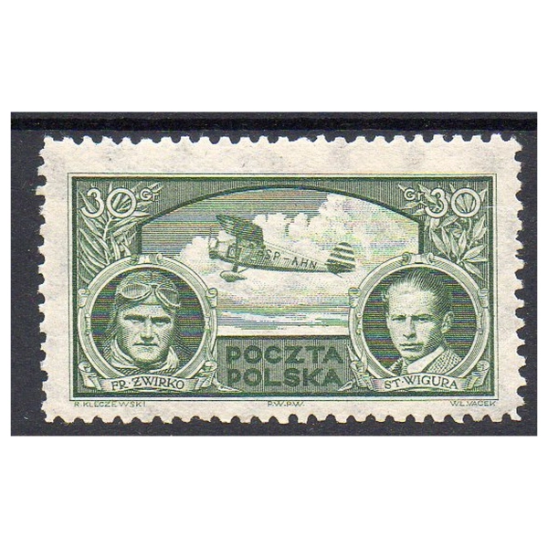 1933 Fi. 259 ** Zwycięzcy Challenge-u - znaczek pocztowy