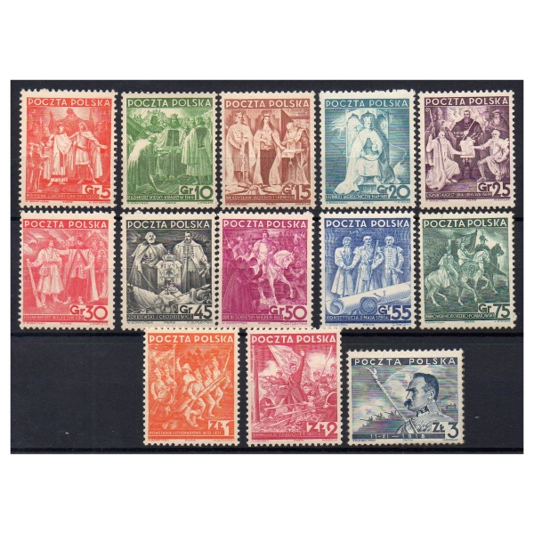 1938 Fi. 310 - 322 ** Seria historyczna - seria znaczków